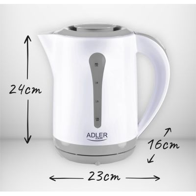26. Adler AD 1244 electric kettle (2200W 2.5l; blue)