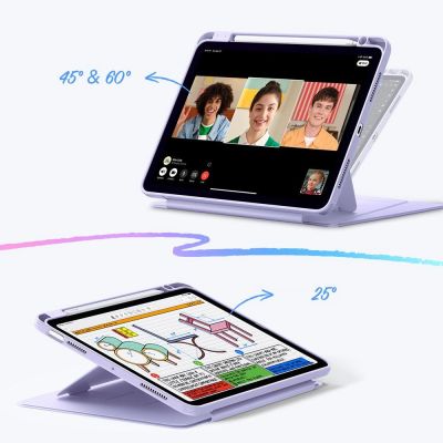 3. ESR Flip Hybrid Case for iPad 10.9" 2020-2022 (4th / 5th gen.) / 11" 2024-2025 (6th / 7th gen.) - Purple