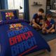 5. FC Barcelona cotton bedding set 140x200 + 70x90 cm FCB-4515BL