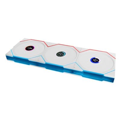 3. Lian Li UNI FAN TL Wireless LCD Fan, ARGB, PWM - 120 mm, white