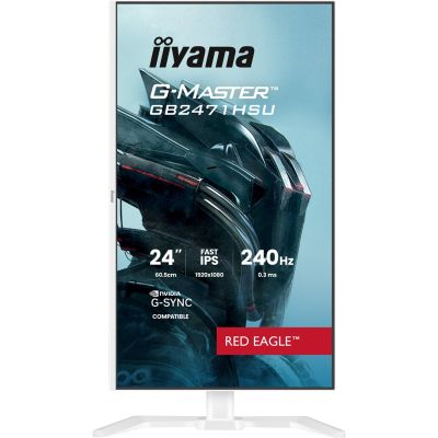22. iiyama G-MASTER GB2471HSU-W1 computer monitor 60.5 cm (23.8") 1920 x 1080 px Full HD LED White