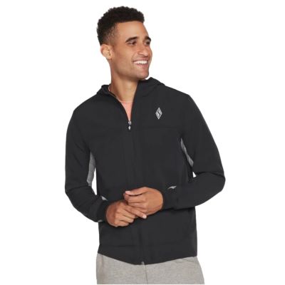 Skechers Skechweave Premium Hooded Jacket M1JA123-BLK Black L