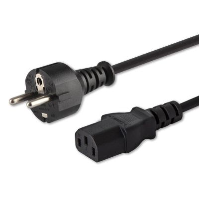 SAVIO CL-138 cable (C13 / IEC C13 / IEC 320 C13 - Schuko M; 1.8m; black)