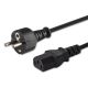 SAVIO CL-138 cable (C13 / IEC C13 / IEC 320 C13 - Schuko M; 1.8m; black)