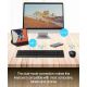 11. GEMBIRD WIRELESS KEYBOARD + MOUSE DUAL MODE SET, 2.4 GHZ + BT, SLIM, US LAYOUT, BLACK