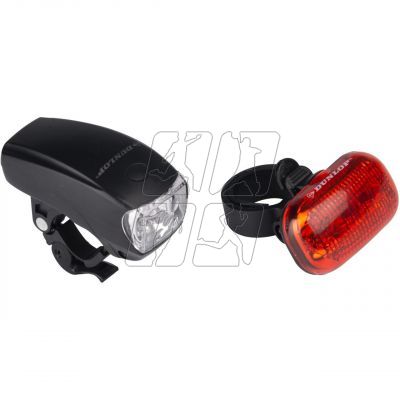 Set of Dunlop Led bicycle lights 416793