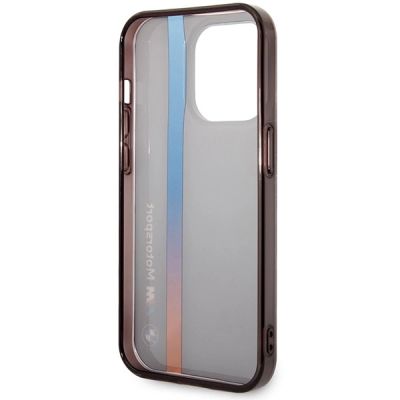 7. Case BMW BMHCP14L22HVGV iPhone 14 Pro 6.1" black/black IML Tricolor Stripe