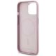 7. Karl Lagerfeld FW Metal Plate MagSafe iPhone 15 Case - Pink