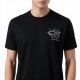2. Paul&Shark men's cotton T-shirt, black - model 26411035-11, classic cut, high-quality cotton