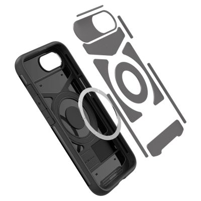 9. Spigen Slim Armor MagSafe Case for iPhone 16e / 17e - Black