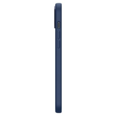 6. Spigen Silicone Fit Mag Case with MagSafe for iPhone 14 Plus - Blue