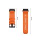 3. Tech-Protect Nylon Classic Strap for Garmin Fenix ​​5X / 5X Plus / 6X / 6X Pro / 7X / 8 / 8 Pro / 9 / 9 Pro (47 mm) - Orange
