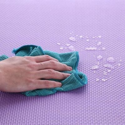 3. One Fitness MP10 Multipack Puzzle Mat Yellow-Blue-Purple