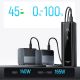8. Cuktech PB200U Powerbank 210W 20000mAh 2x USB-C + USB-A with TFT display and 240W USB-C cable - black