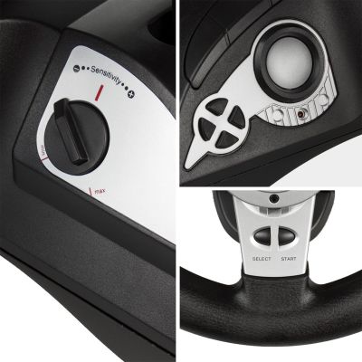39. NANORS STEERING WHEEL PS4/PS3/XBOX ONE/XBOX360/PC(X-INPUT/D-INPUT)/SWTICH/ANDROID 8IN RS700