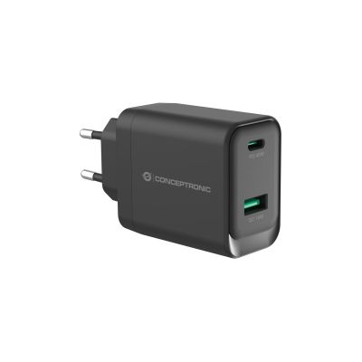 Conceptronic ALTHEA20B45 Mobile Device Charger Universal Black AC Fast Charging Internal