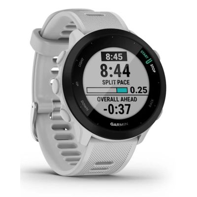 4. Garmin Forerunner 55 watch, 42mm MIP White