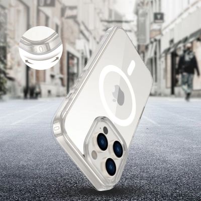 4. Tech-Protect Flexair Hybrid CC Magsafe iPhone 16 Pro Case - Clear