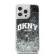 3. DKNY Liquid Glitter Big Logo iPhone 14 Pro Max Case - Black