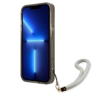 5. Guess GUHCP13SHTSGSK iPhone 13 mini 5.4" black/black hardcase Translucent Stap
