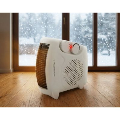 9. Esperanza Waikiki EHH004 fan heater (2000W; 3 heating levels; white)