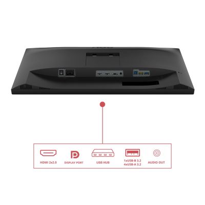 4. AOC Monitor 68.6cm (27") U27E3UF 16:09 2xHDMI+DP+USB 4K Lift