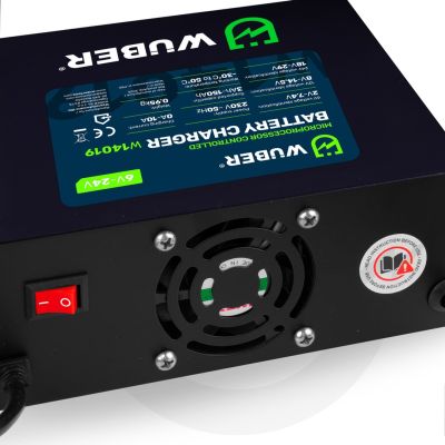 5. Microprocessor-Controlled Battery Charger 6/8/12/14/16/24 V 6–24 10 A W14019 WUBER