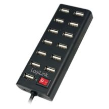 LogiLink UA0126 USB 2.0 Hubs and Concentrators 480 Mbit/s Black