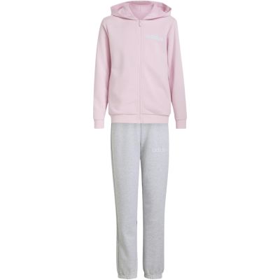 Adidas Essentials Kids Tracksuit Pink and Gray KR6711