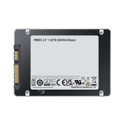 5. Samsung PM893 1.92 TB 2.5" Serial ATA III V-NAND TLC