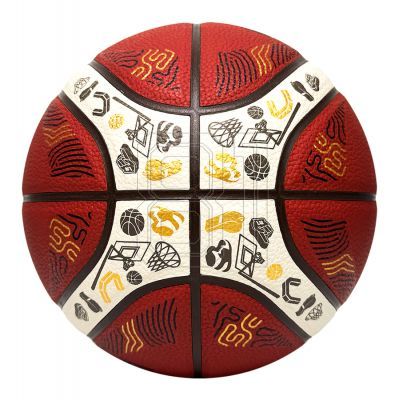 2. Molten Eurobaset 2025 Replica Basketball B7G3800-E5Z