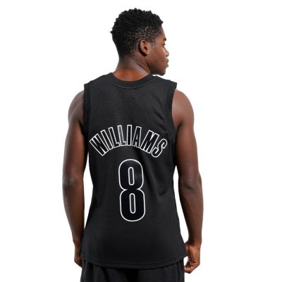 7. Mitchell & Ness NBA Swingman Brooklyn Nets Deron Williams T-shirt M SMJY6513-BNE12DWMBLCK