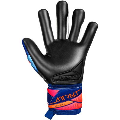3. Reusch Attrakt Infinity Evolution NC Goalkeeper Gloves Blue-Black 5670725 4127