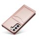 2. Magnet Card Case for Samsung Galaxy S22 + (S22 Plus) Pouch Wallet Card Holder Pink