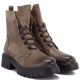 4. Beige women’s ankle boots with block heel and platform Jezzi MR2502-9