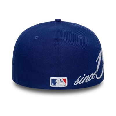 5. New Era 59FIFTY MLB LA Los Angeles Dodgers Est Script Low Profile Cap - 60771830