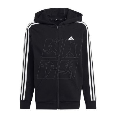 Sweatshirt adidas 3 Stripes FL Full-Zip Hoody Jr. HR6331