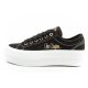 2. Lee Cooper women's sneakers platform black with gold