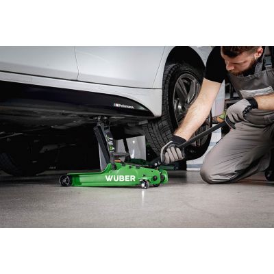 3. Low-Profile Car Jack 80–375 mm 2.5T W22002 WUBER