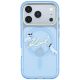 3. Karl Lagerfeld Script Logo MagSafe Case for iPhone 18 Pro / 17 Pro - Light Blue