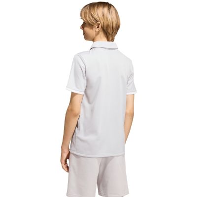 5. adidas Entrada 26 Polo Light Gray Kids' T-Shirt JZ6628