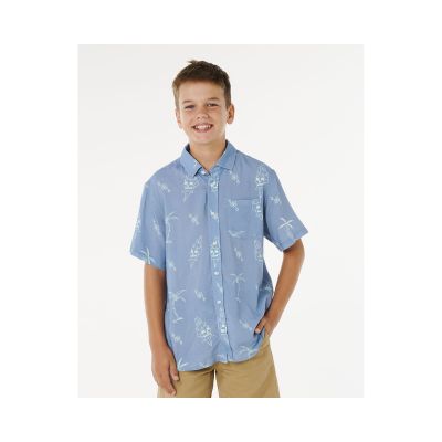 RIP CURL Eternal Shred Ss Shirt-Boy blue