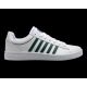 K-Swiss men's sneakers COURT WINSTON WHITE/POSY GREEN-M (06154-942-M)