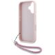 6. Karl Lagerfeld Quilted Initial Logo & Chain Strap iPhone 16 Case - Pink