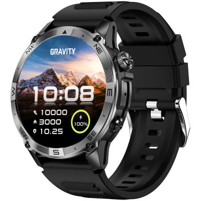 5. Smartwatch Gravity Black Strap + Bracelet GT46-1