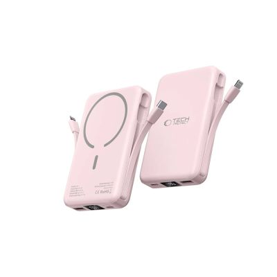 6. Powerbank Tech-Protect PB31 LifeMag MagSafe 10000 mAh - pink