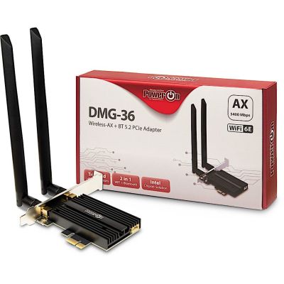 2. Inter-Tech DMG-36 Internal WLAN / Bluetooth 5400 Mbit/s