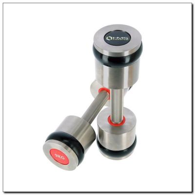 3. Chrome dumbbells 2x9 kg silicone elements HMS Premium HH09