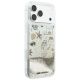 4. Karl Lagerfeld Liquid Glitter Beach & Sand Case for iPhone 17 Pro Max / 18 Pro Max - Beige