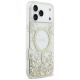 4. Guess Resin Bottom Glitter MagSafe Case for iPhone 17 Pro Max - Gold
